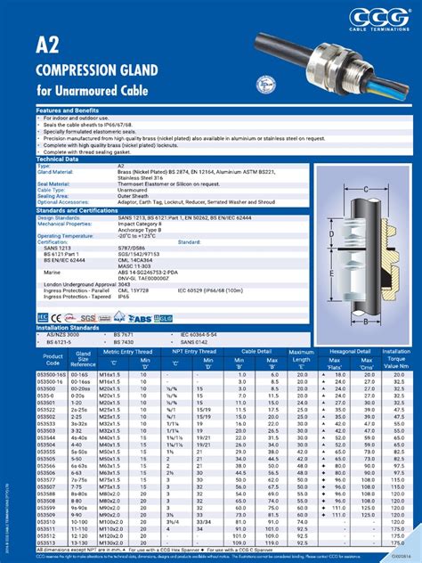 ccg junction box|ccg cable gland selection chart.